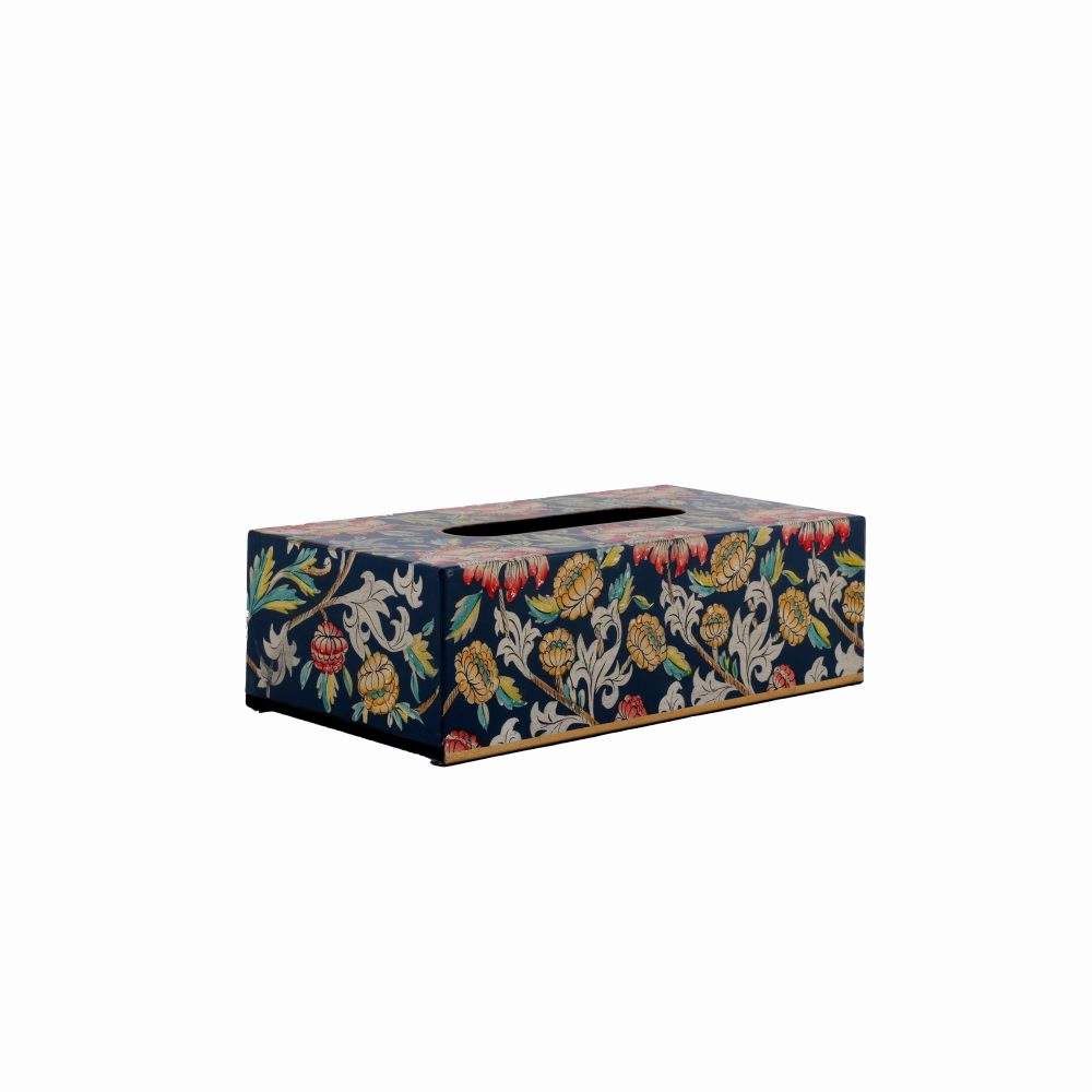 Floral Painted Tissue box