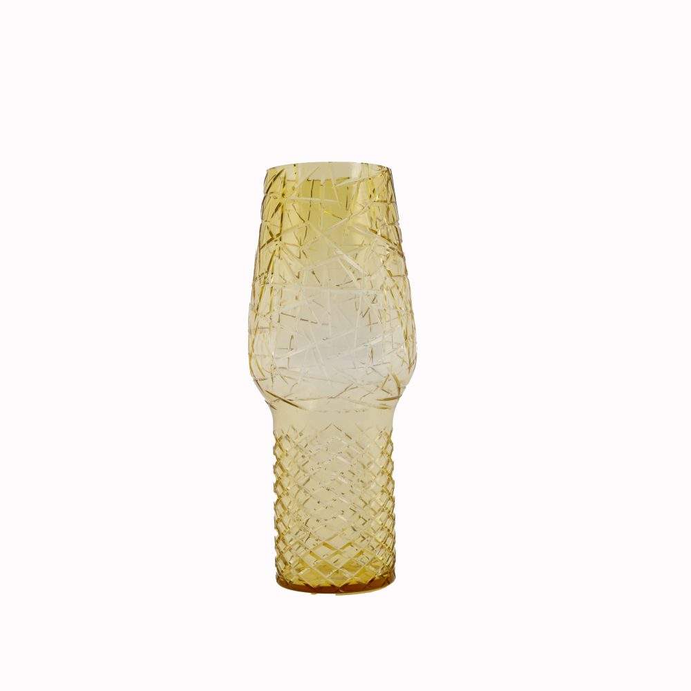 GLASS ABU VASE