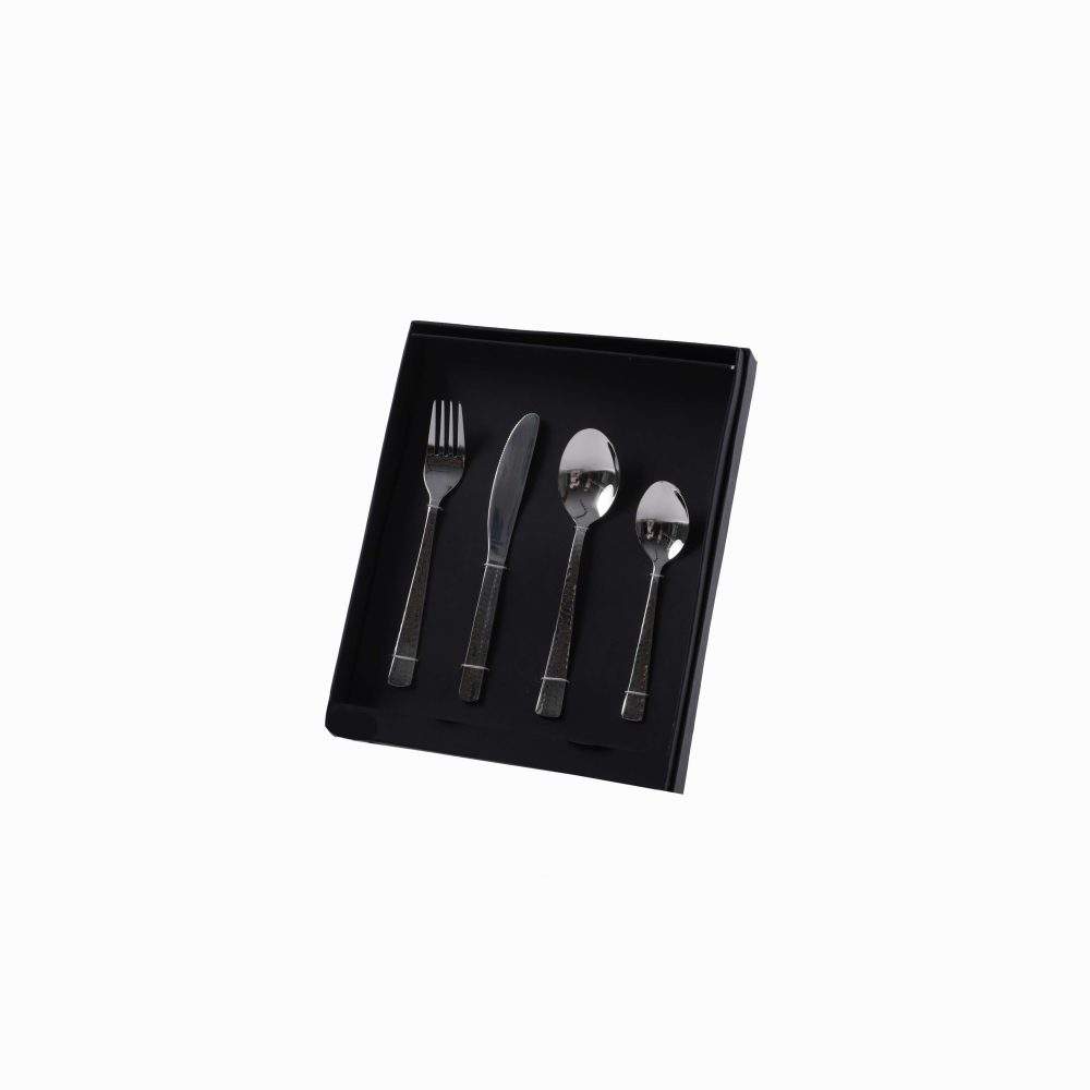 Cutlery Set of 4-Silver